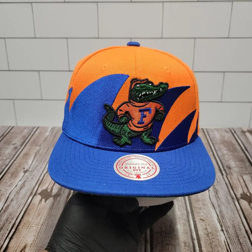 Florida Gators Mitchell & Ness Sharktooth Original Fit Snapback Hat NCAA